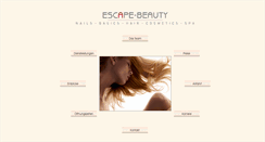 Desktop Screenshot of escape-beauty.de